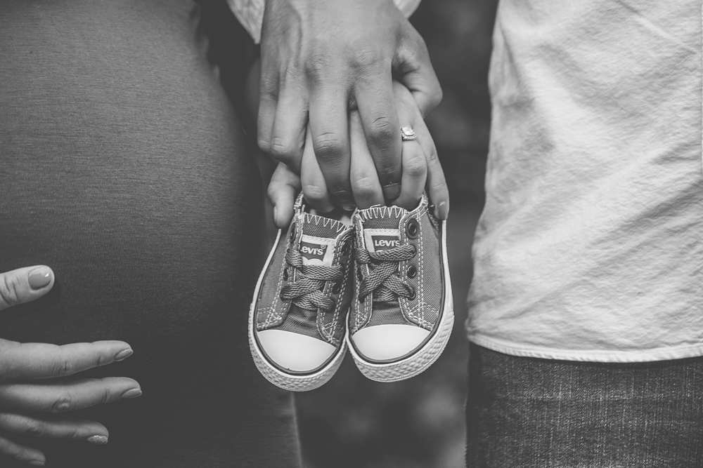 Erinnerungsdiamant für Geburt, aus dem Haar aller Familienmitglieder.